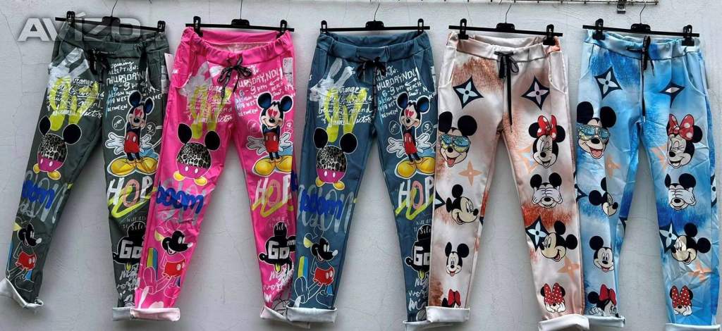 Pružné kalhoty Mickey