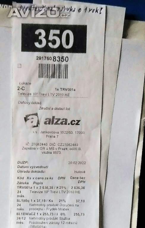 Foto inzerátu přenosný televizor TREVI LTV (v záruce)