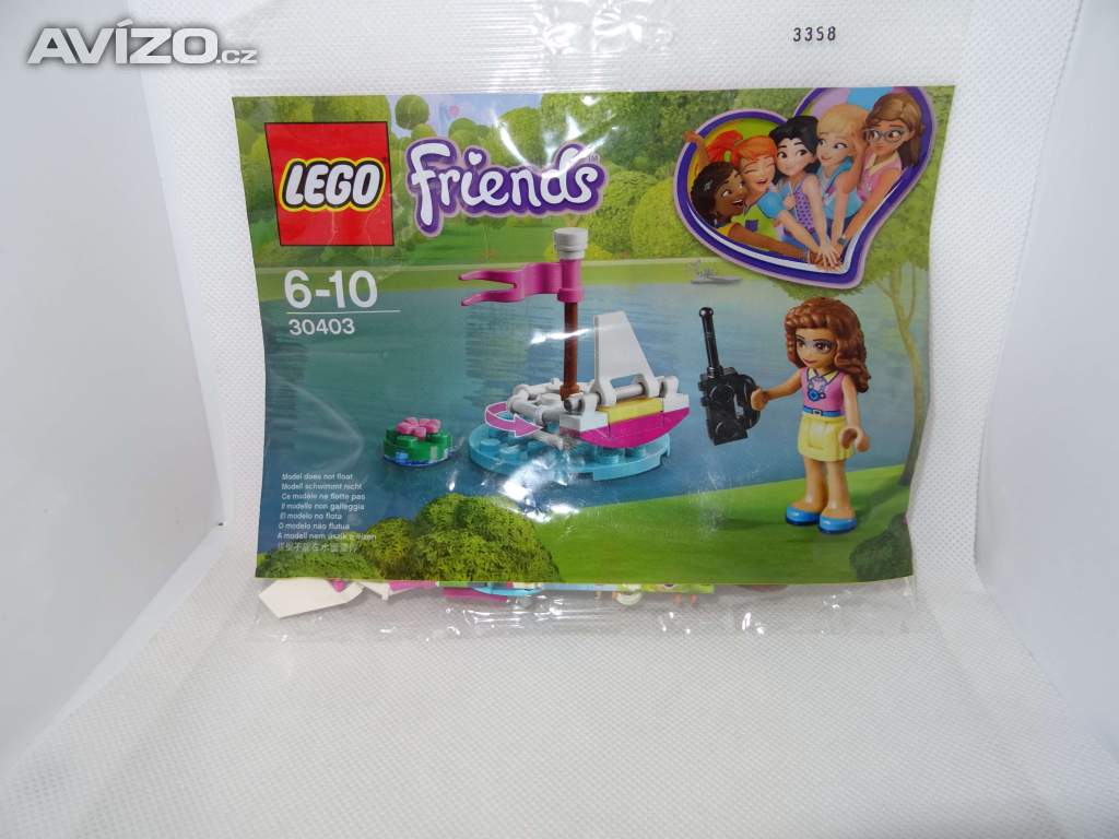 Lego Friends 30403 - Olivie a loď na dálkové ovládání 