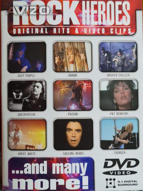 DVD - ROCK HEROES / Original Hits & Video Clips