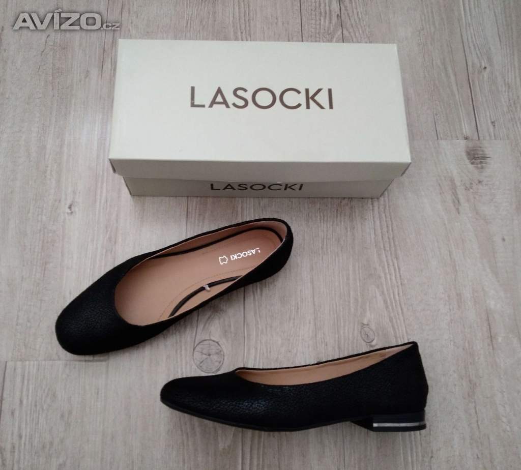 Dámské kožené baleríny zn.Lasocki vel.39 
