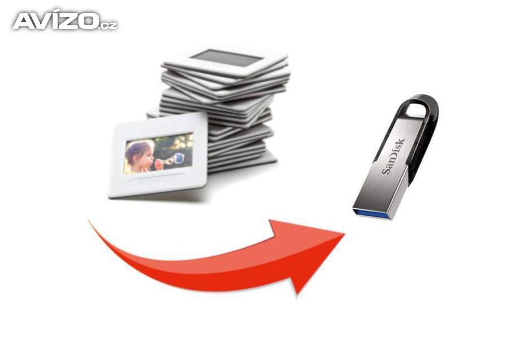 Skenování diapozitivů na USB FlashDisk.