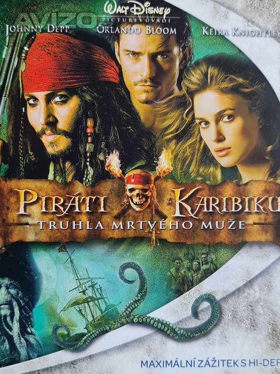 DVD - PIRÁTI Z KARIBIKU / TRUHLA MRTVÉHO MUŽE (BLU RAY)