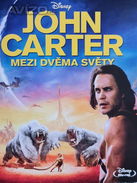 DVD - JOHN CARTER / MEZI DVĚMA SVĚTY (BLU RAY)