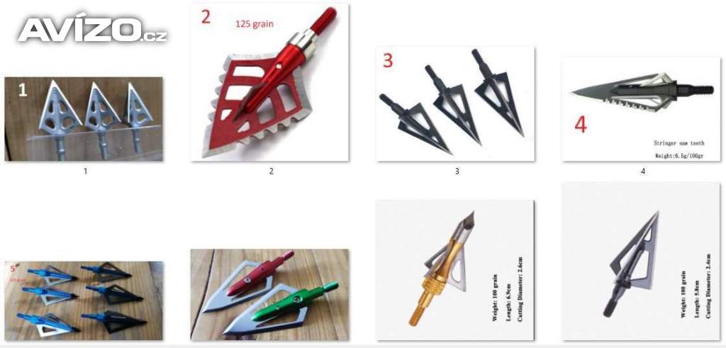 Foto inzerátu Lovecké hroty 100 - 125 grain