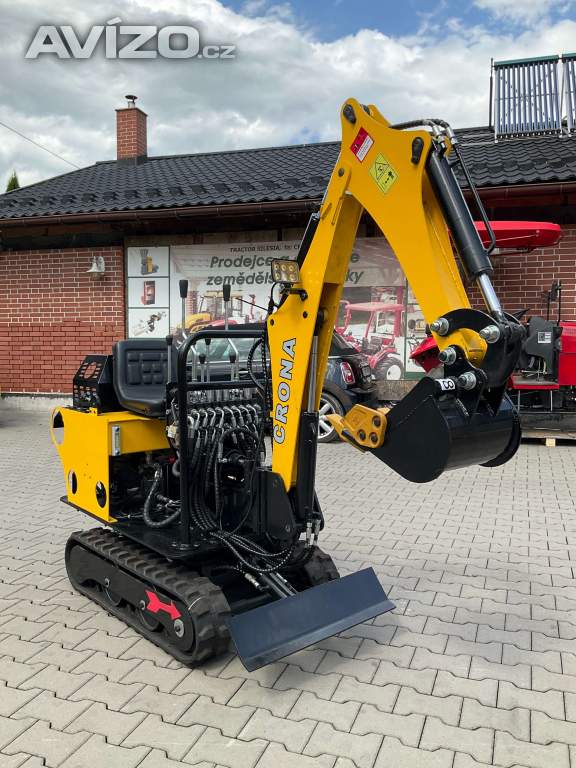 Foto inzerátu Nejlevnější minibagr CR07 s mimoosým kop. 730 kg