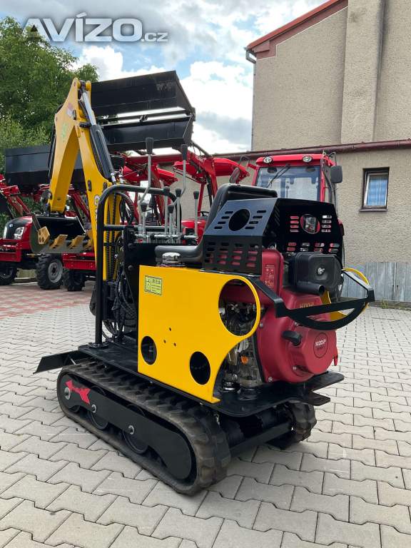 Foto inzerátu Nejlevnější minibagr CR07 s mimoosým kop. 730 kg