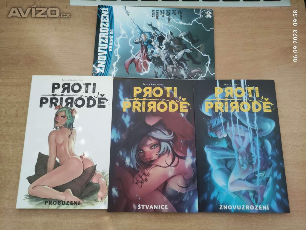 Komiksy Proti přírodě a Znovuzrození hrdinů DC