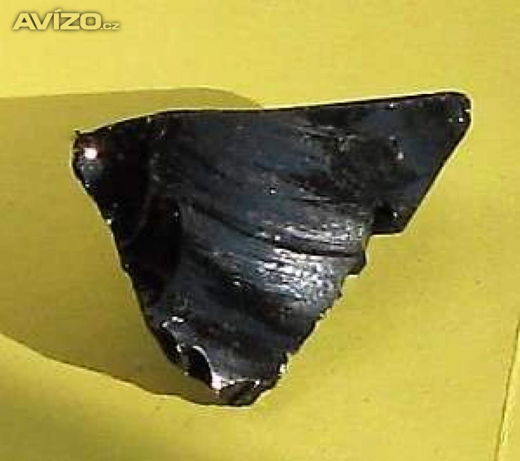  Obsidián - černý - 37 x 55 x 22 mm 