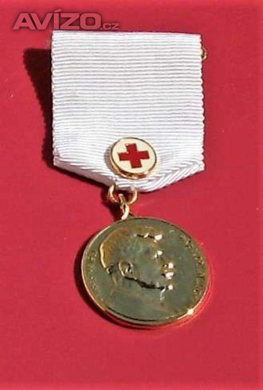 Medaile - Jánského za 40 odběrů krve - zlatá