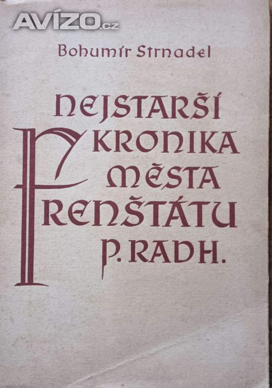 Nejstarší kronika města Frenštátu pod Radhoštěm