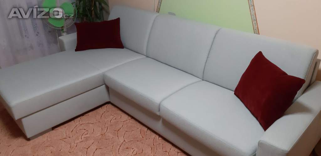 rohová sedačka s matrací
