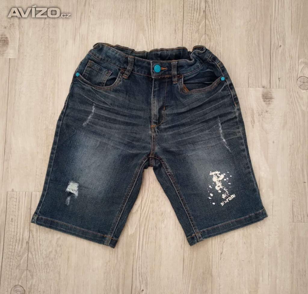 Chlapecké riflové kraťasy vel.152 