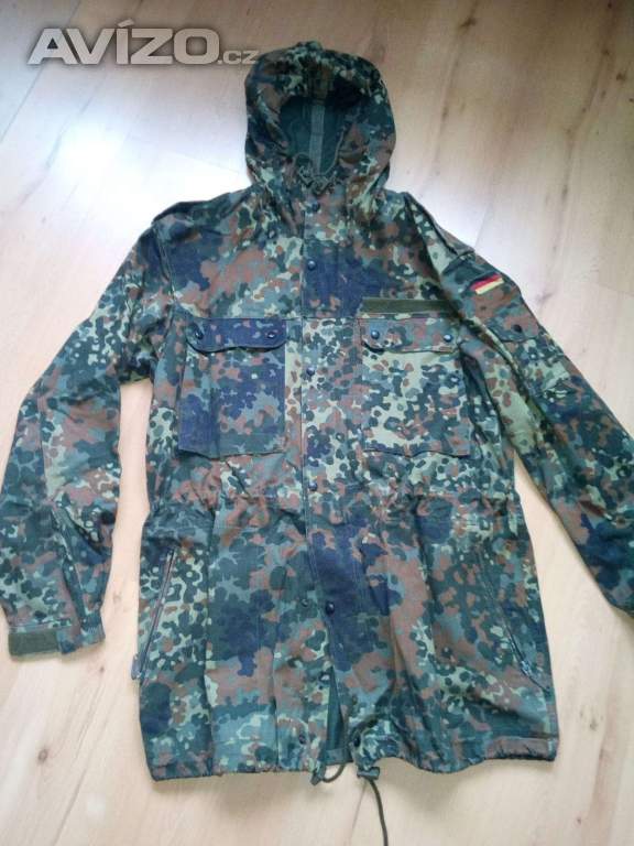 Bundeswehr bunda s kapucí , Flecktarn, original