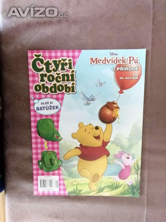 Prodám MEDVÍDEK PÚ o přírodě, čísla: 1/12, 2/12, 3/12 
