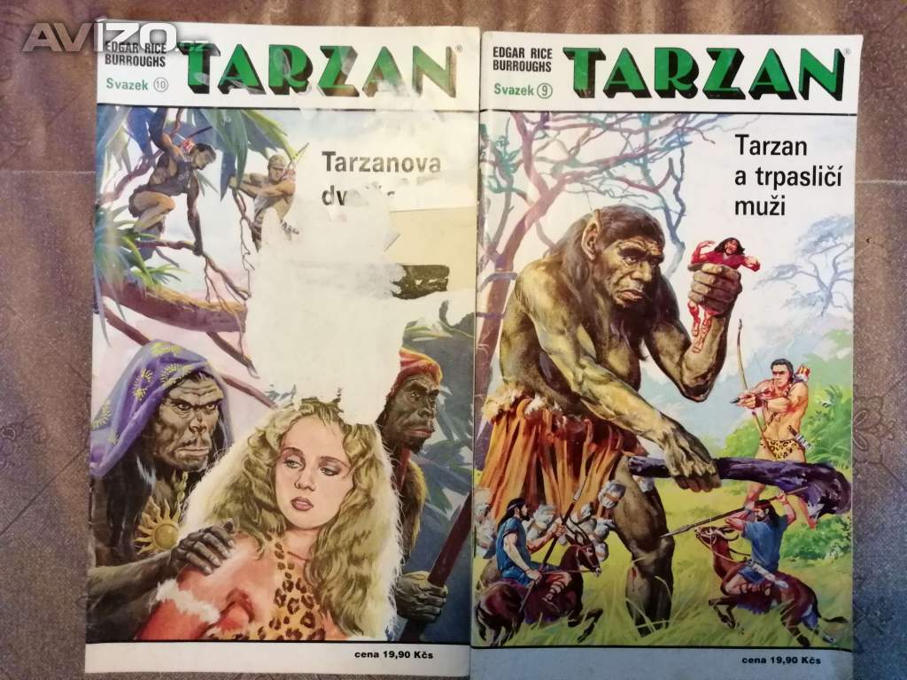 Prodám časopis TARZAN, Svazek 6, 7, 9, 10, 12, 13, 14, rok 1992, 1993