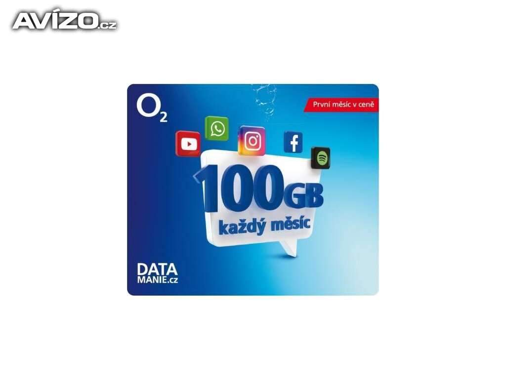O2 SIM karta 100 GB