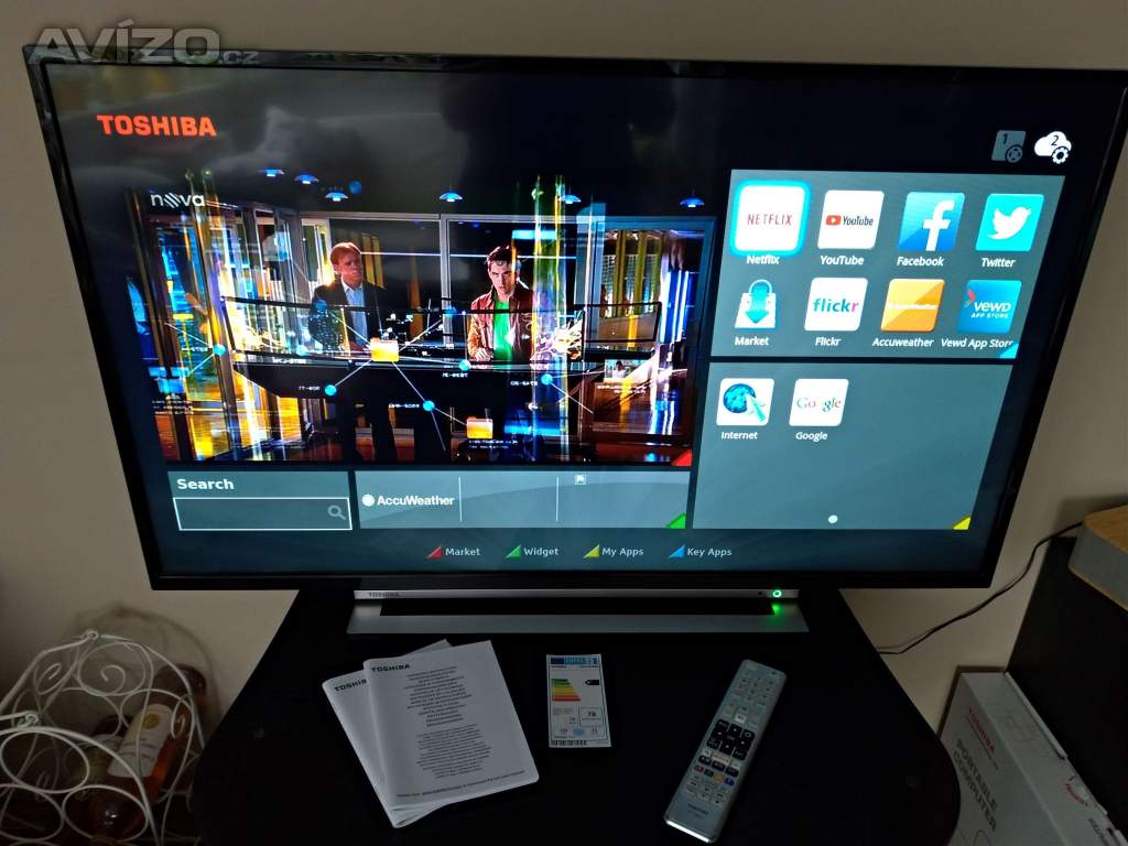 Smart HbbTv Televize Toshiba 43 (109 cm)