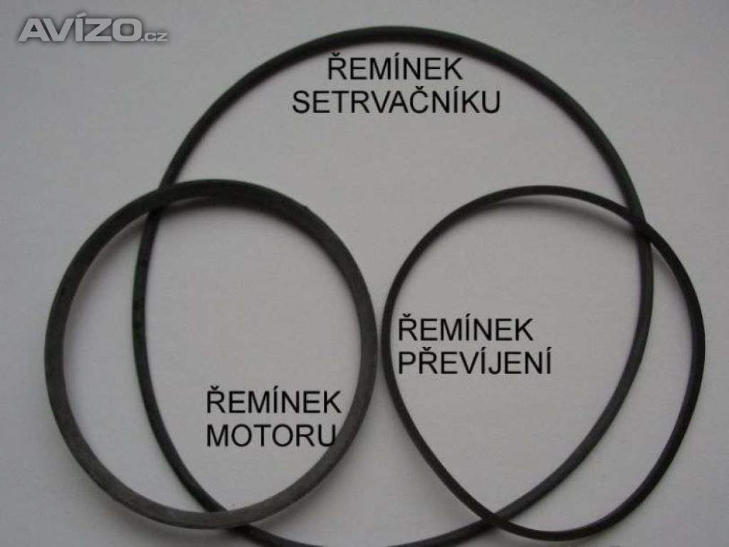 Rozšířená sada řemínků pro kotoučové magnetofony Tesla 