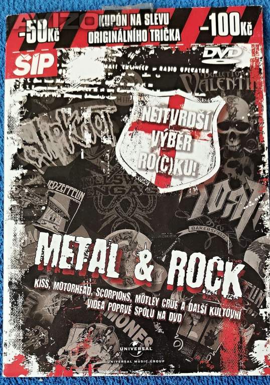 Nejtvrdší výběr rocku, metal a rock -  DVD