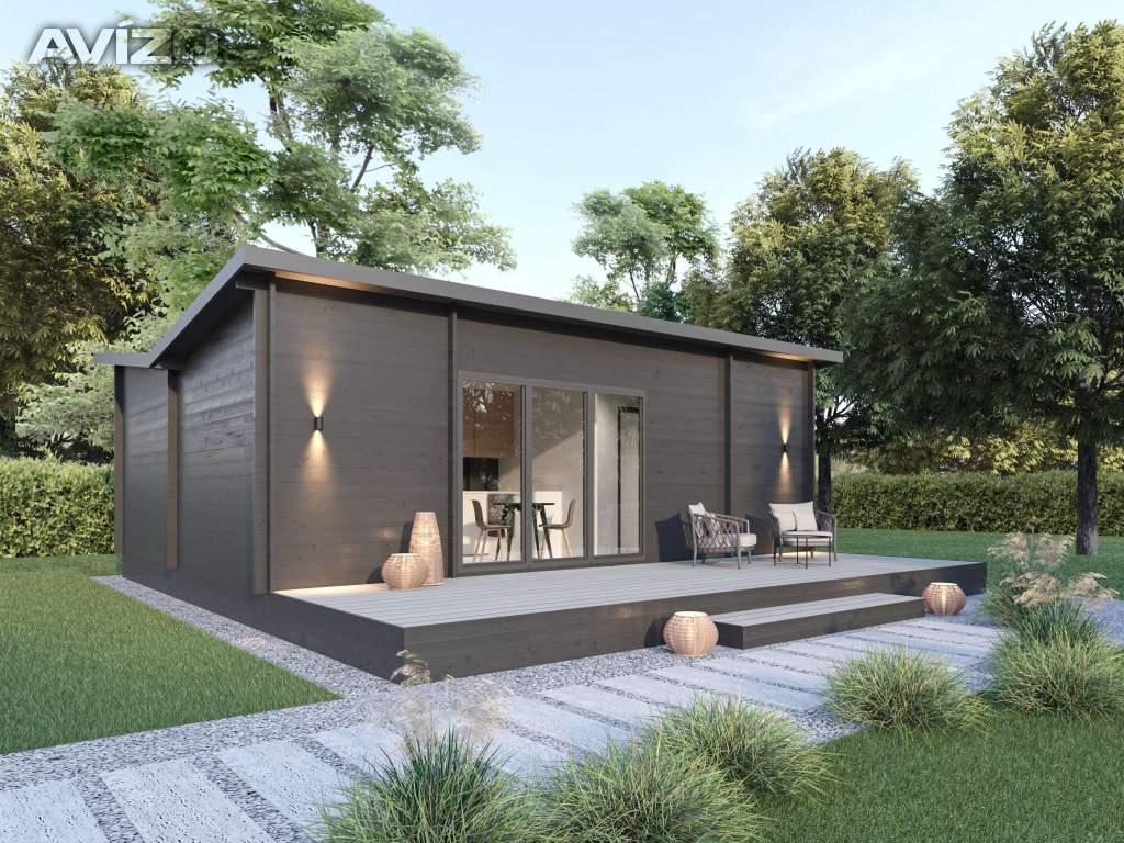CM 210 Modulární dřevěný altán, 35 m2