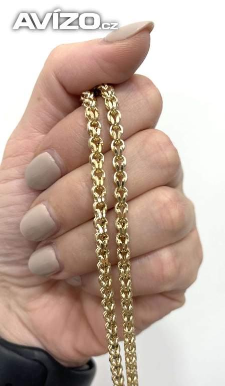 NOVÁ Jedinečná zlatá retiazka zo 14k zlata - Korai