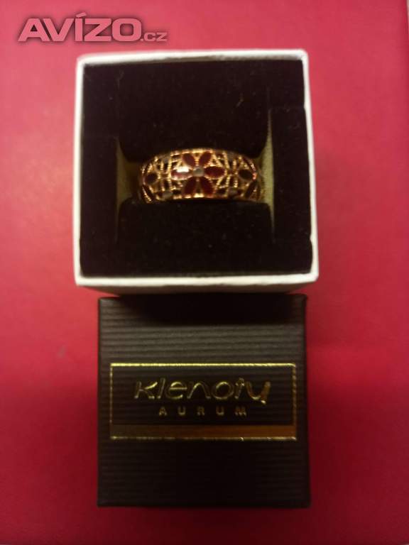 Prsten Klenoty Aurum 18 mm,  punc 925