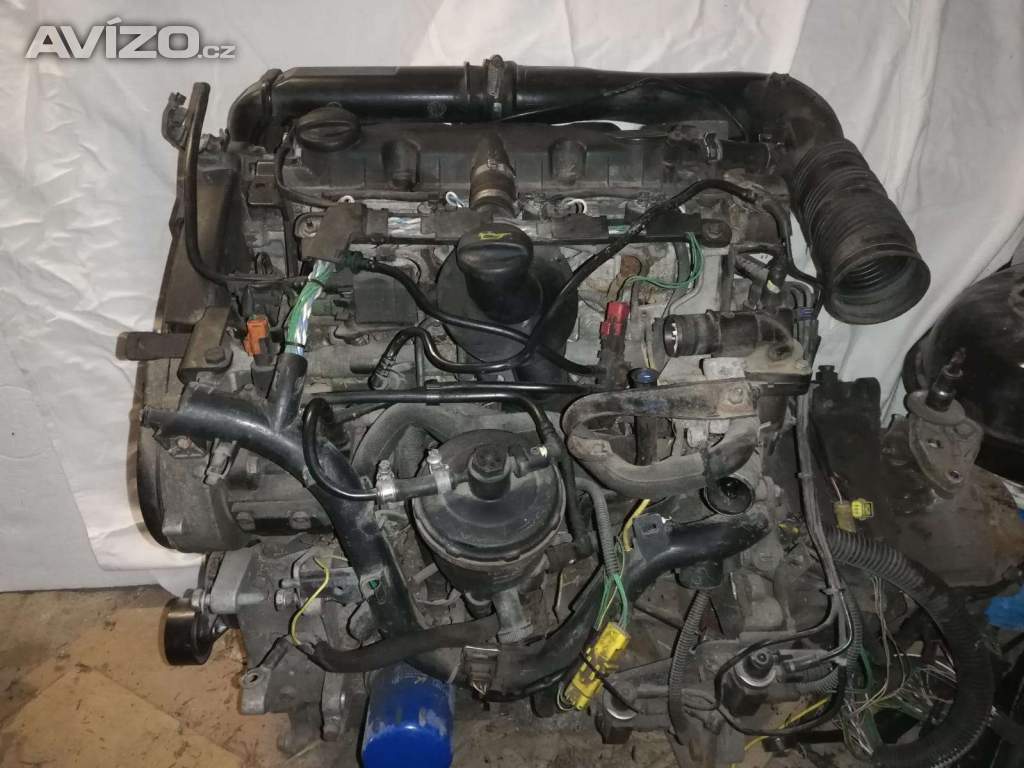 Peugeot 307 RHY 2.0 66 kW - kompletní motor, převodovka 
