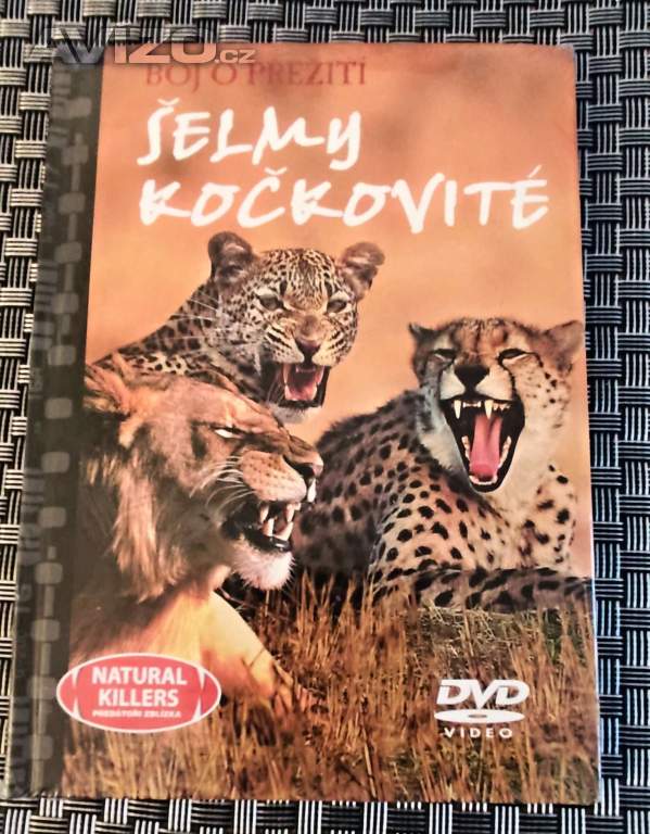 Šelmy kočkovité ,  Boj o přežití , DVD orig. nerozbalené a nepoužité