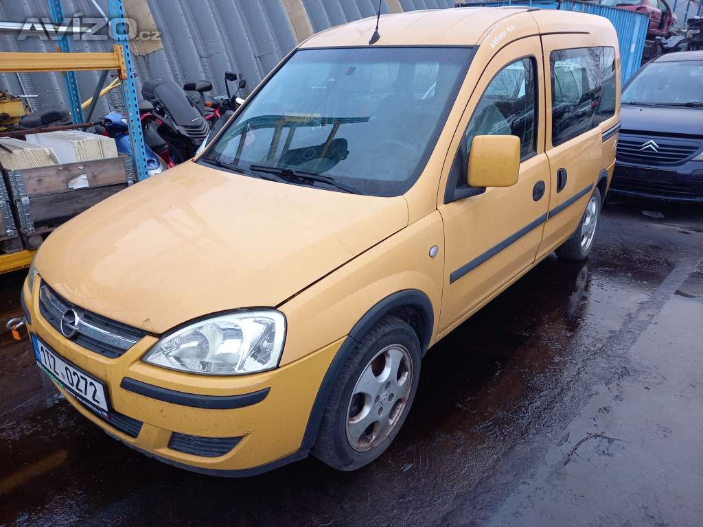 Opel Combo C 1.6 CNG ( Z16YNG ) 69kW r.2007 žlutá