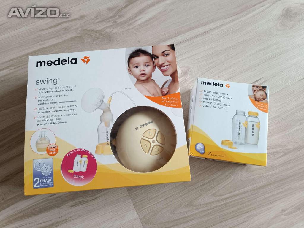 Odsávačka mateřského mléka Medela Swing - málo používaná