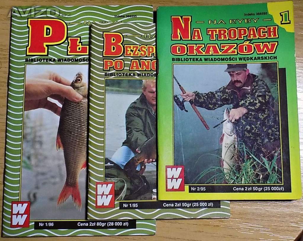 NA RYBY - 8 ks. odborných časopisů pro rybáře v jazyku POLSKÉM