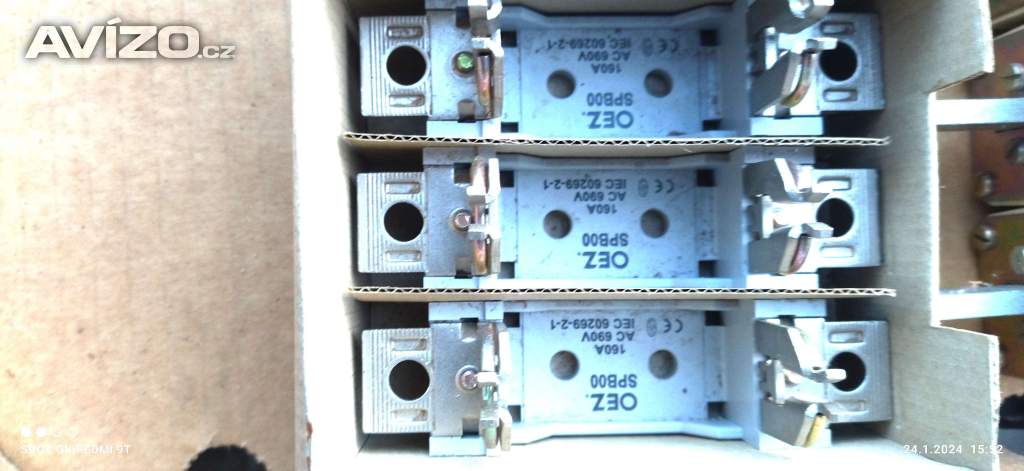 Foto inzerátu Pojistky nožové 