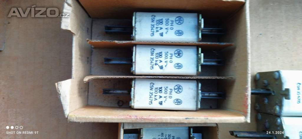 Foto inzerátu Pojistky nožové 