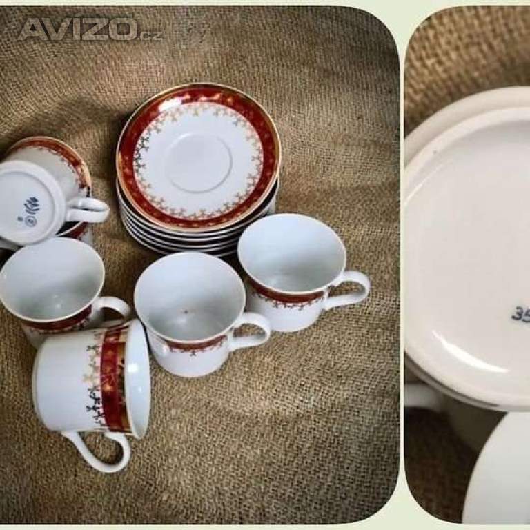 NOVÁ RETRO - čajová - kávová souprava