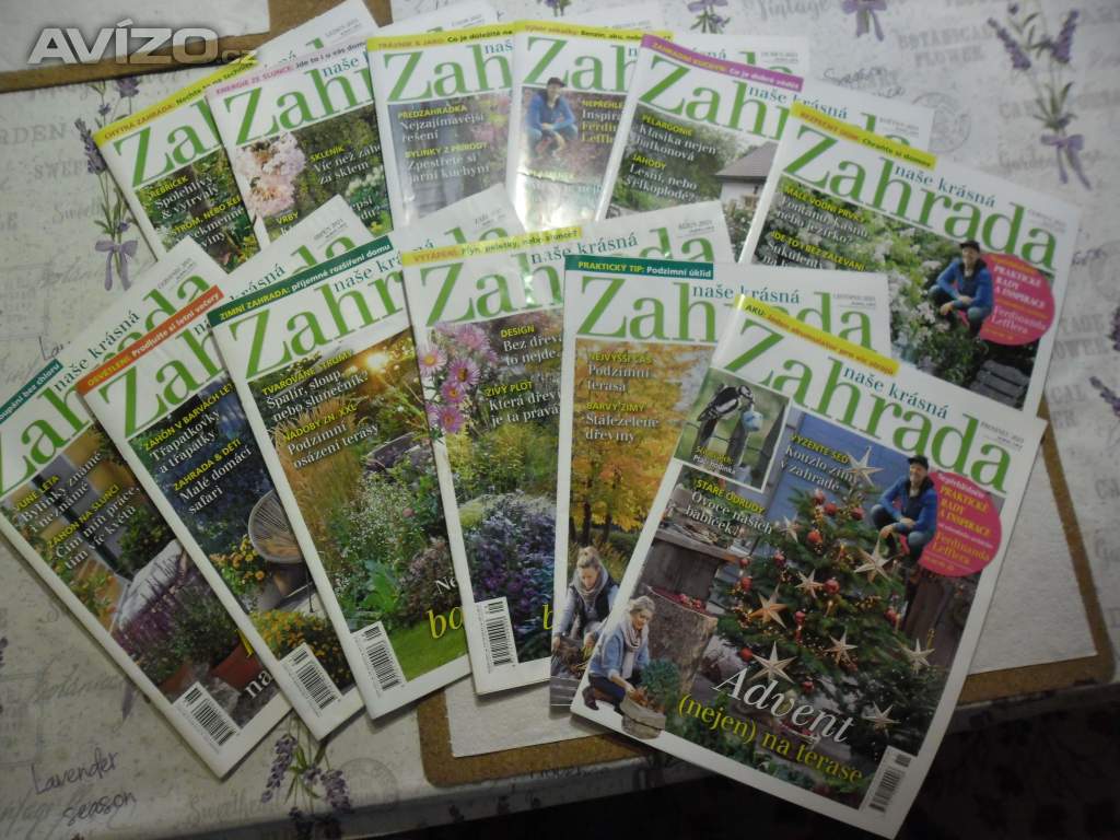 Prodám časopisy Naše krásná zahrada