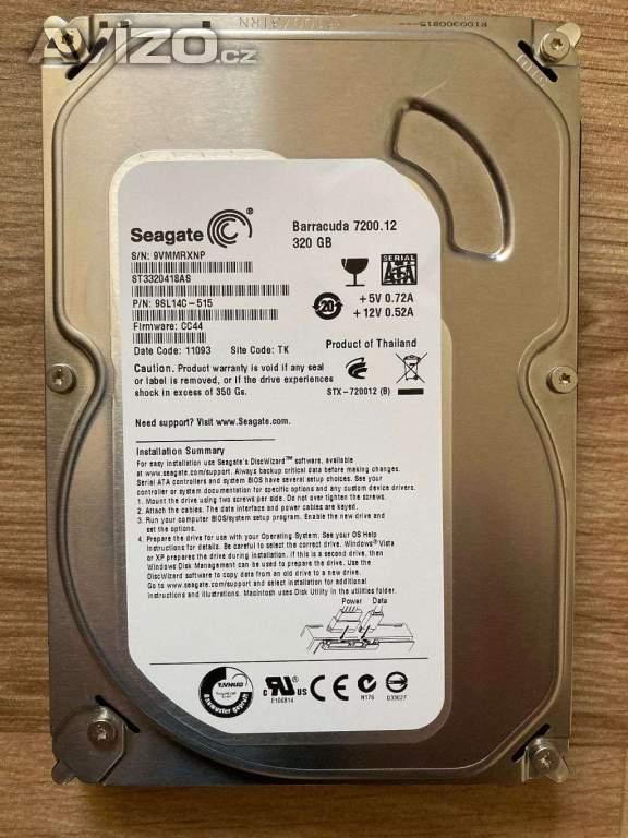 320GB 3,5 HDD Seagate ST3320418AS
