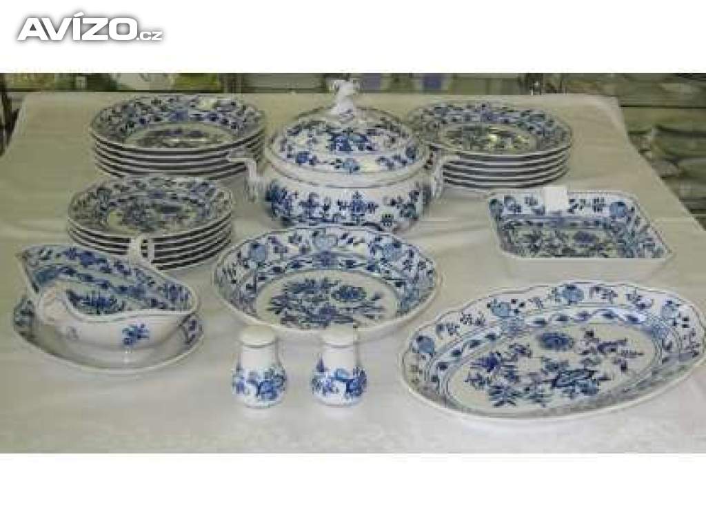 Koupím porcelán s cibulovým vzorem - osobní odběr celá ČR