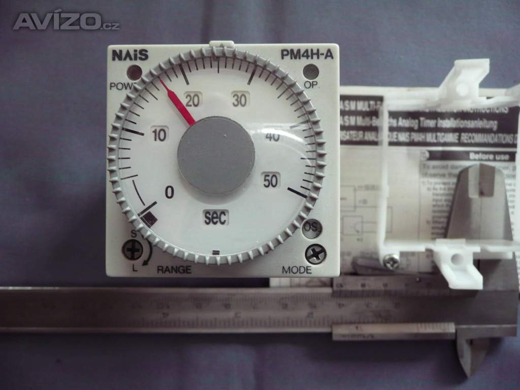 nový zabalený vícerozsahový časovač typ PM4HA-H-24VW, NAIS