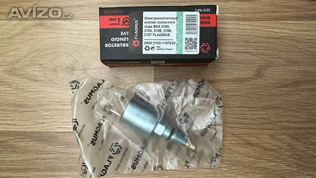 Elektromagnetický ventil volnoběhu VAZ LADA 2103-2104-2105-2106-2107 FLAGMUS - ORIGINAL 