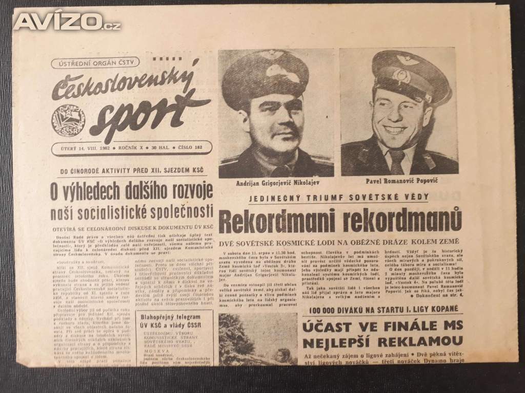 Československý sport 14. 8. 1962