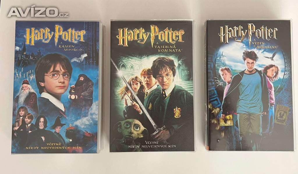 Harry Potter videokazety 3ks