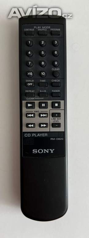 SONY RM-820 remote control