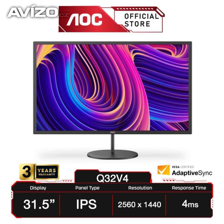 AOC Q32V4 - LED monitor 32 2K záruka