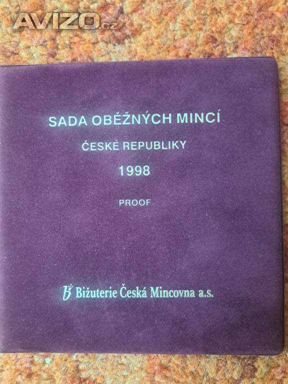 Sada oběžných mincí 1998