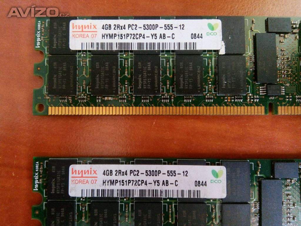 Pameti do PC Hynix 2x4GB PC2-5300 DDR2-667MHz