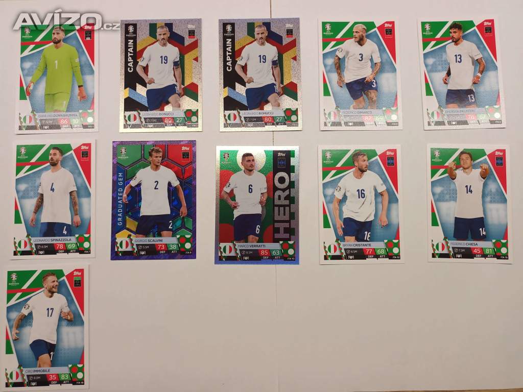 Foto inzerátu Fotbalové karty Topps Match Attax - EURO 2024