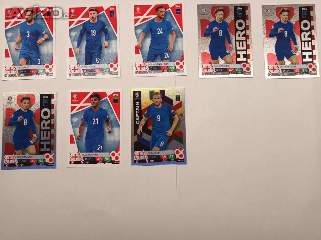 Foto inzerátu Fotbalové karty Topps Match Attax - EURO 2024