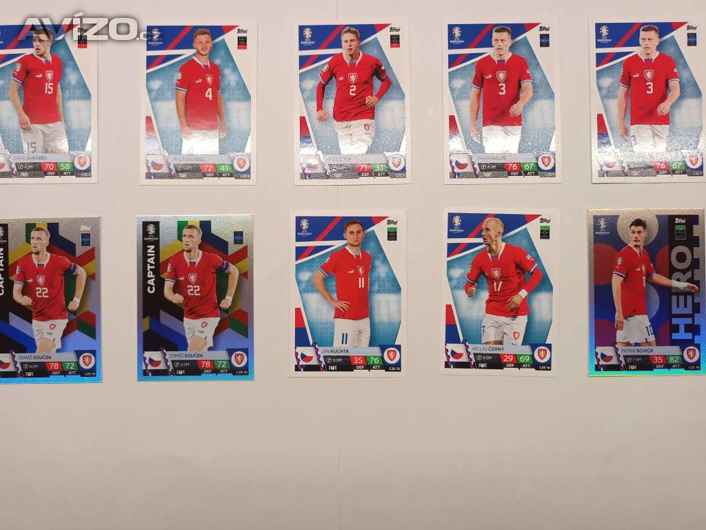 Foto inzerátu Fotbalové karty Topps Match Attax - EURO 2024