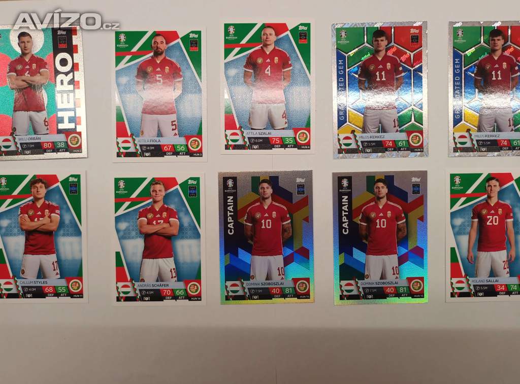 Foto inzerátu Fotbalové karty Topps Match Attax - EURO 2024